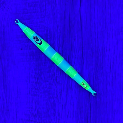 "Torpedo" Chartreuse UV/Glow" Slow Pitch Jig