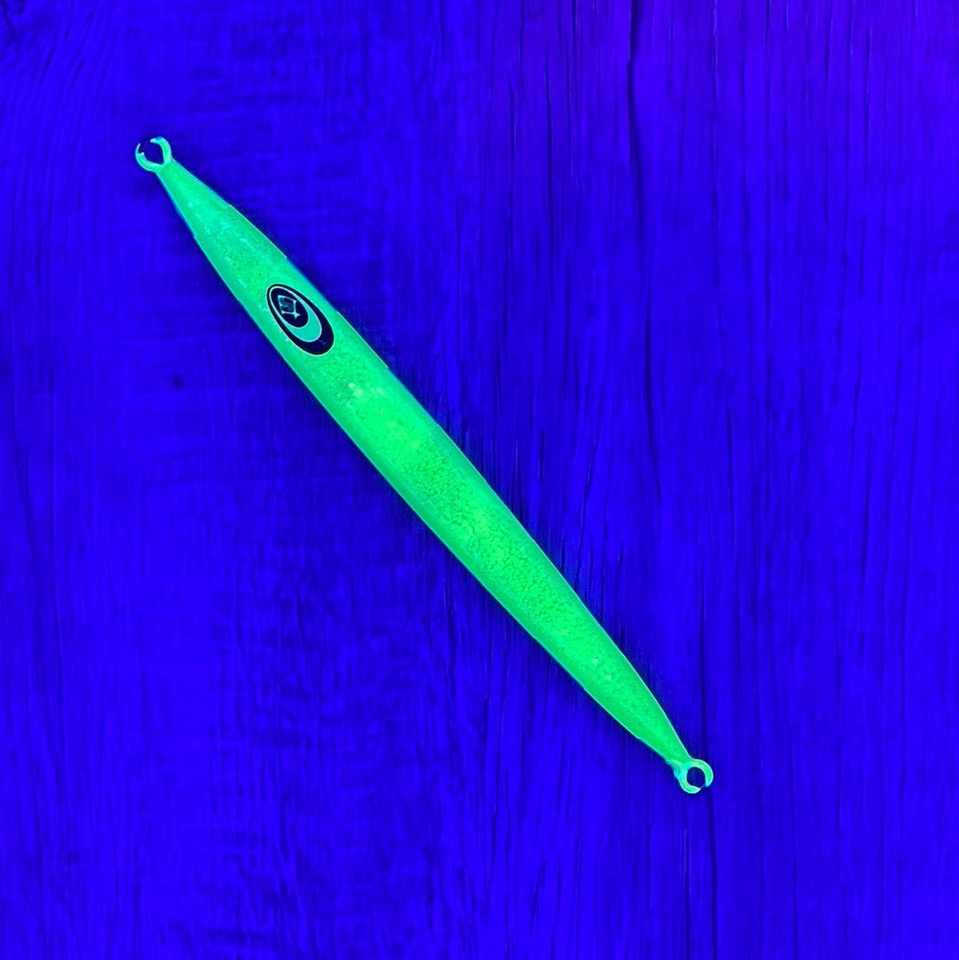 "Torpedo" Chartreuse UV/Glow" Slow Pitch Jig