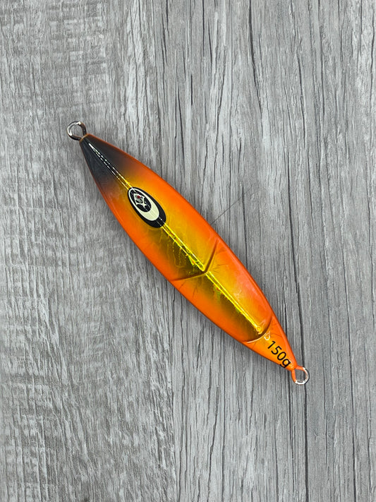 "Mayhem" Orange UV Slow Pitch Jig