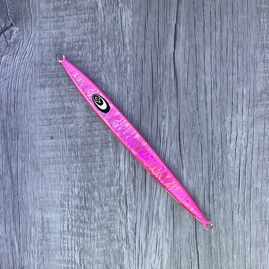 "Torpedo" Pink Candy UV/Glow Slow Pitch Jig