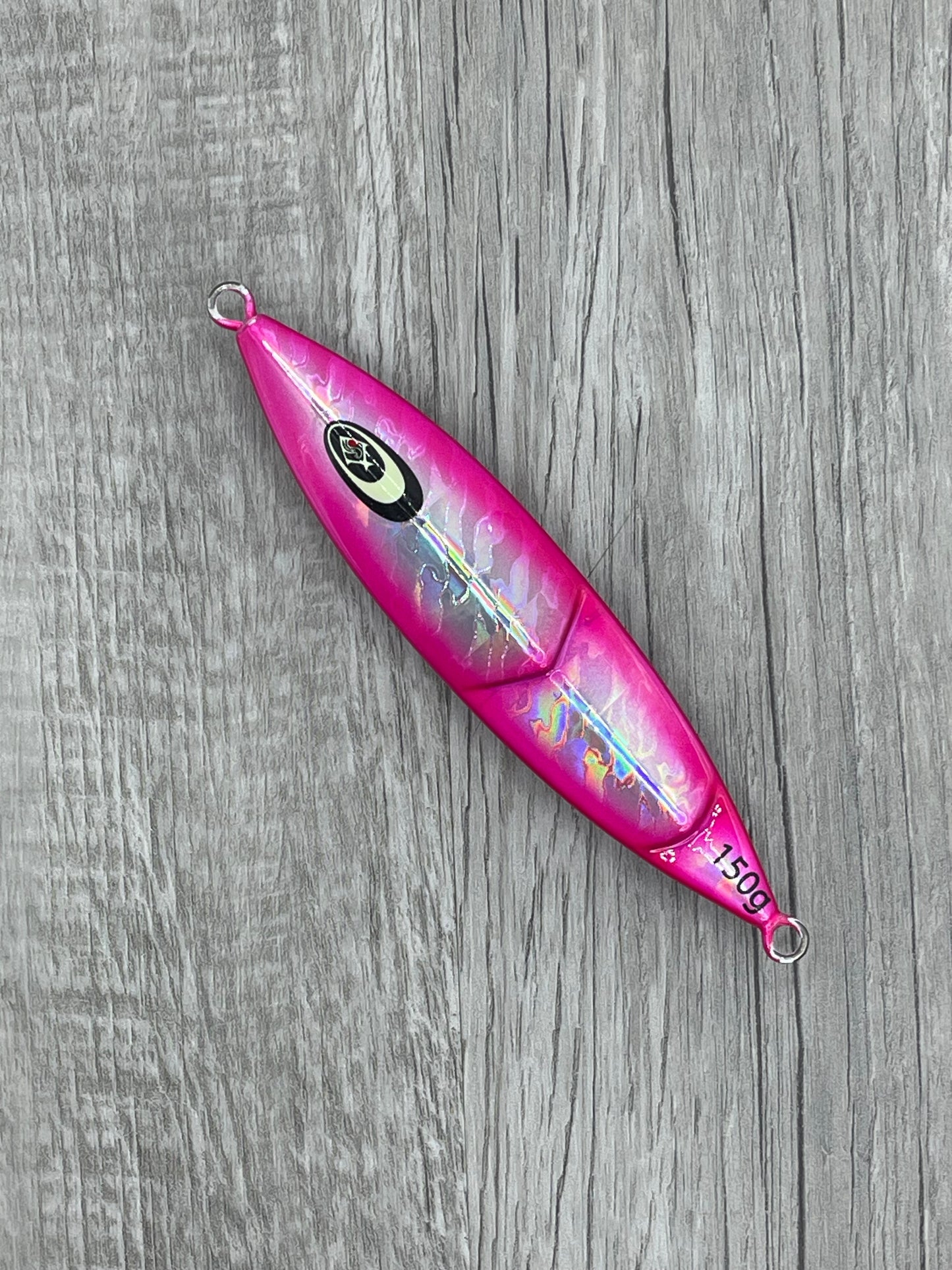 "Mayhem" Pink UV Slow Pitch Jig