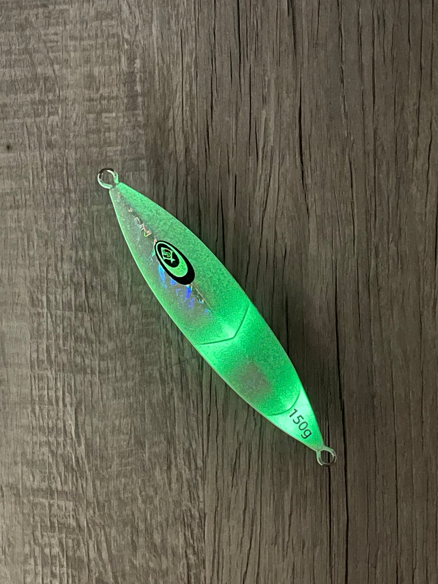 "Mayhem" Green Glow Slow Pitch Jig