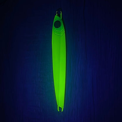 "Bait Strip" Chartreuse UV Glow Slow Pitch Jig