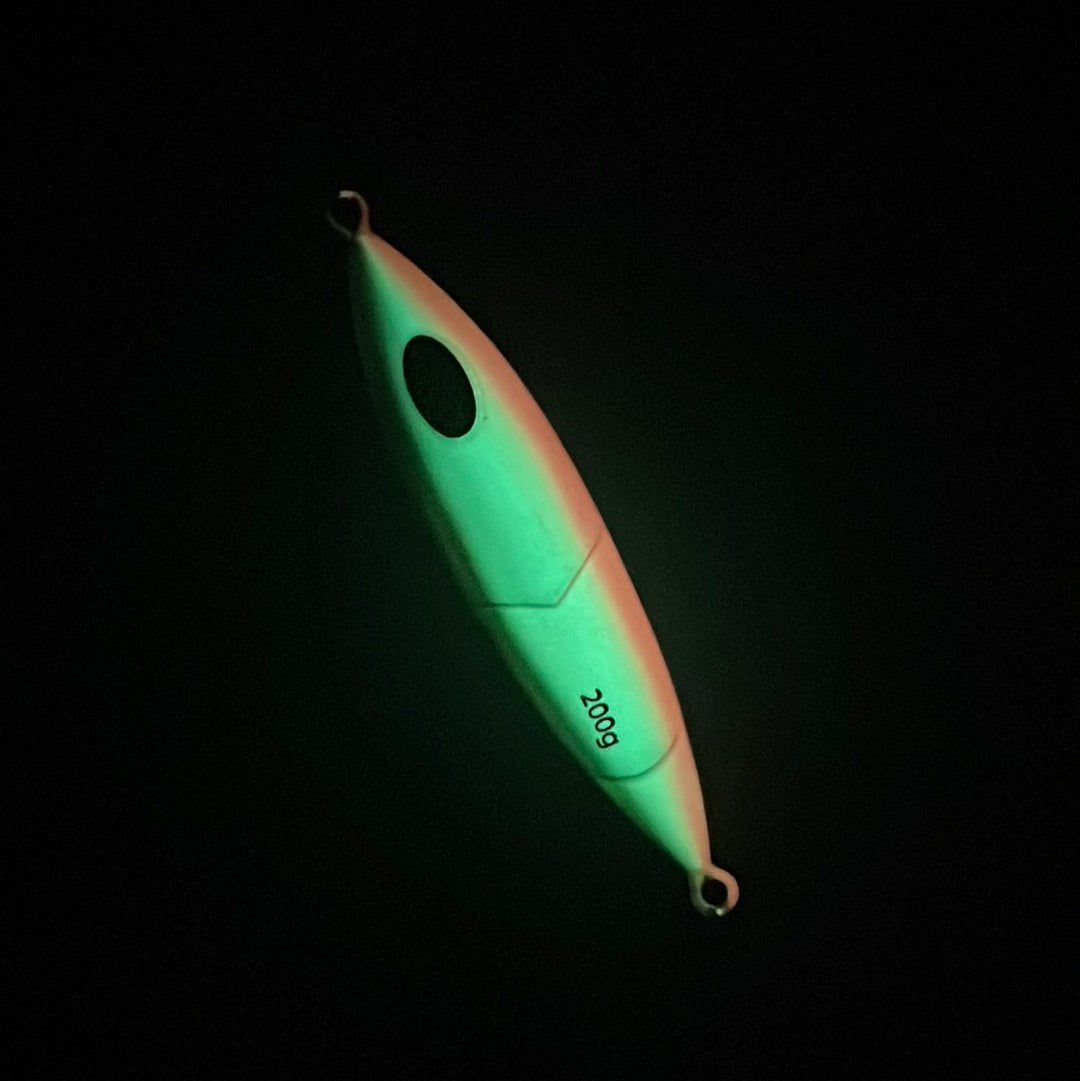 "Mayhem" Glow/UV Slow Pitch Jig