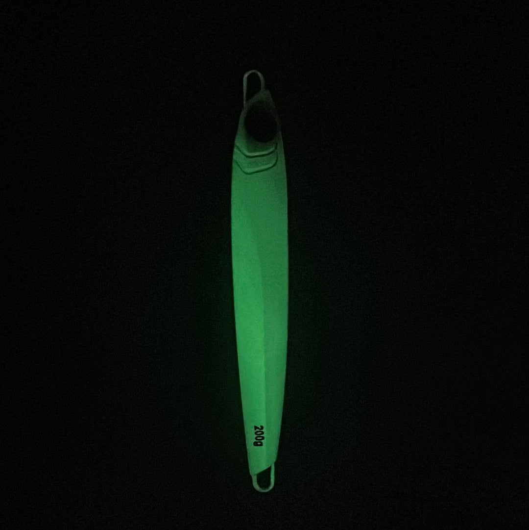 "Bait Strip" Ghost Glow Slow Pitch Jig