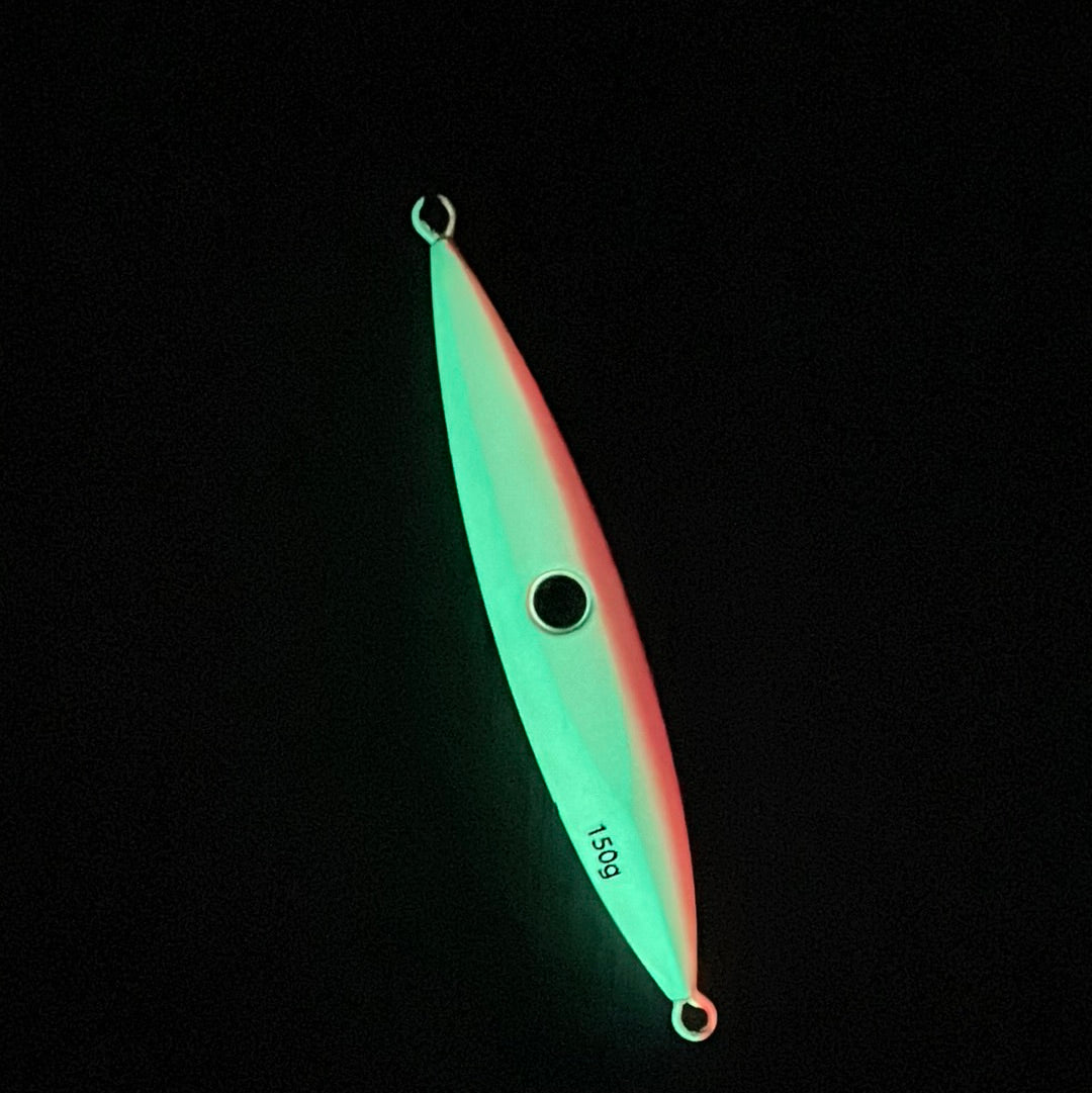 "Octo Razor" Glow/ UV Slow Pitch Jig