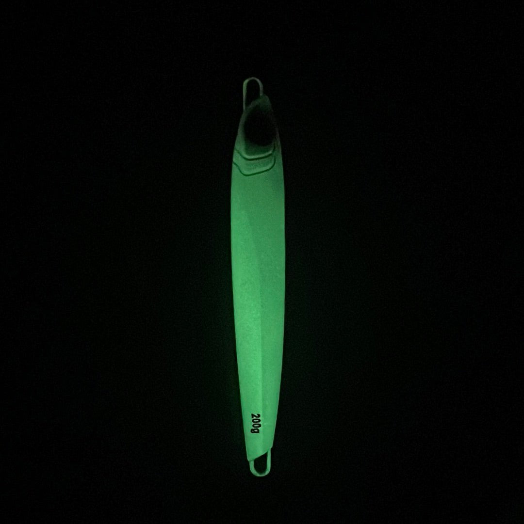 "Bait Strip" Ghost Glow Slow Pitch Jig